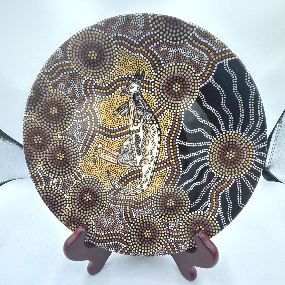 Bunabiri Aboriginal Art Australia Bohre Kangaroo Plate Colin Jones Westminster